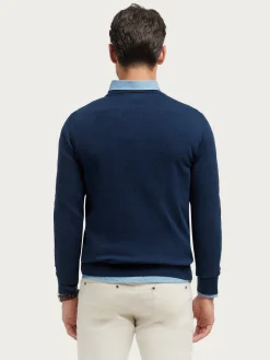 JERSEY V-NECK TRENDY AZUL MARINO