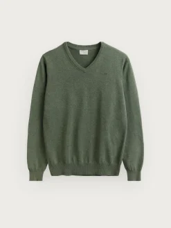 JERSEY V-NECK TRENDY VERDE