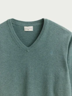 JERSEY V-NECK TRENDY VERDE