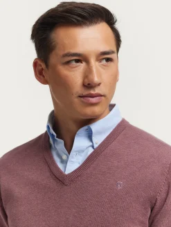 JERSEY V-NECK TRENDY VIOLETA