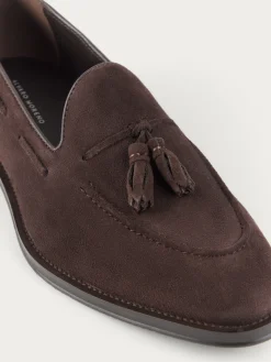 MOCASIN SERRAJE BORLAS MARRÓN