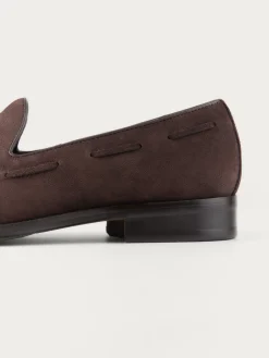 MOCASIN SERRAJE BORLAS MARRÓN