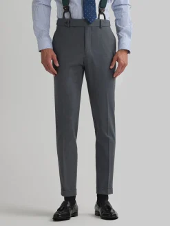 PANTALON CAPO FIL A FIL GRIS