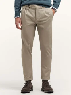 PANTALON CARROT BEIGE