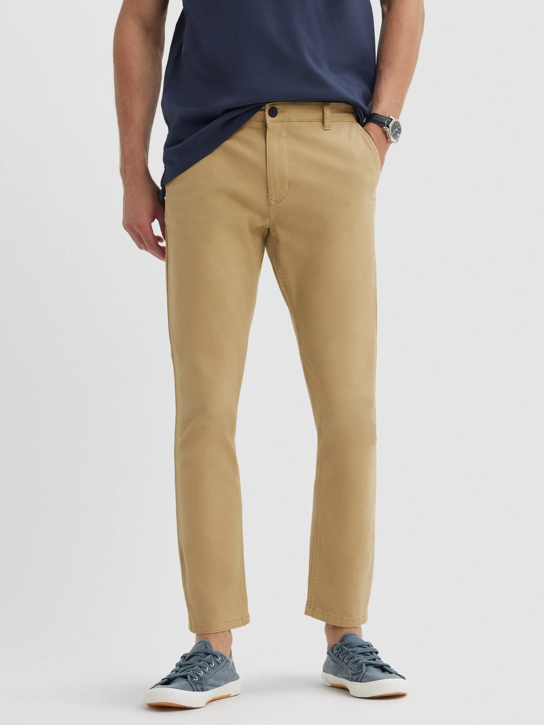 PANTALON CHINO COMFORT CAMEL