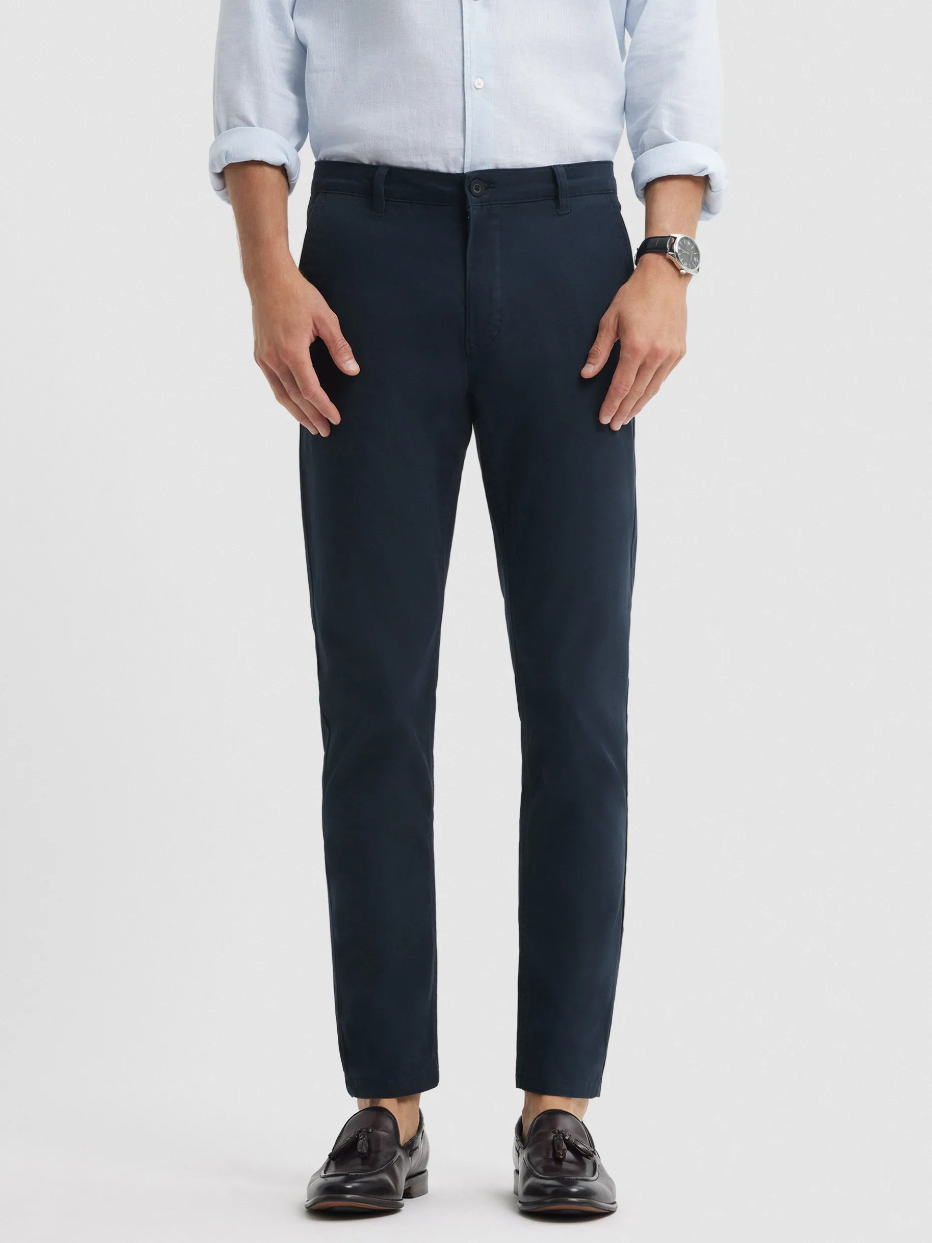 PANTALON CHINO SLIM FIT AZUL MARINO