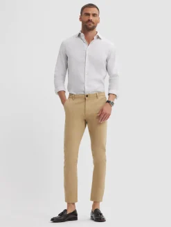 PANTALON CHINO SLIM FIT CAMEL
