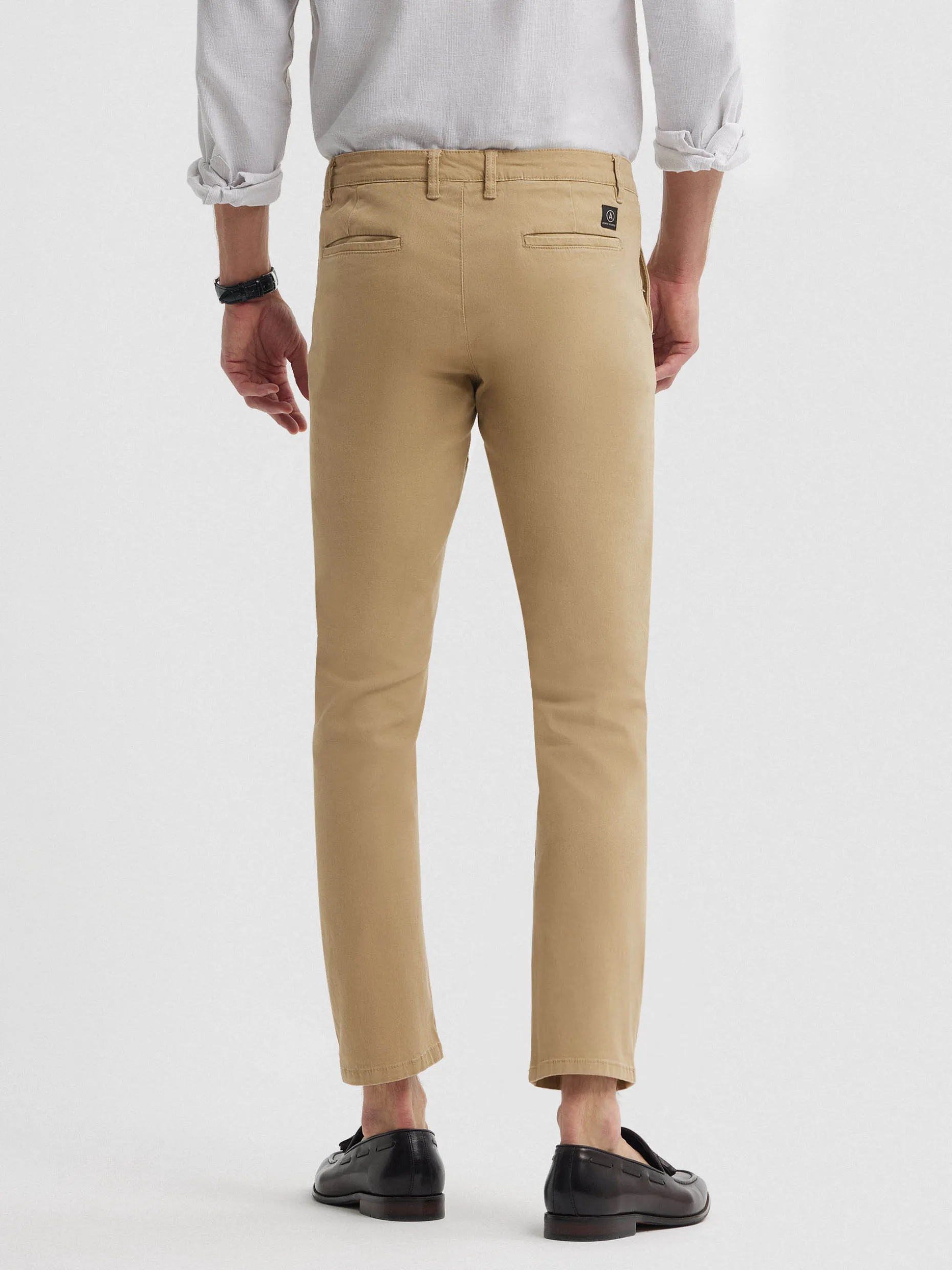 PANTALON CHINO SLIM FIT CAMEL