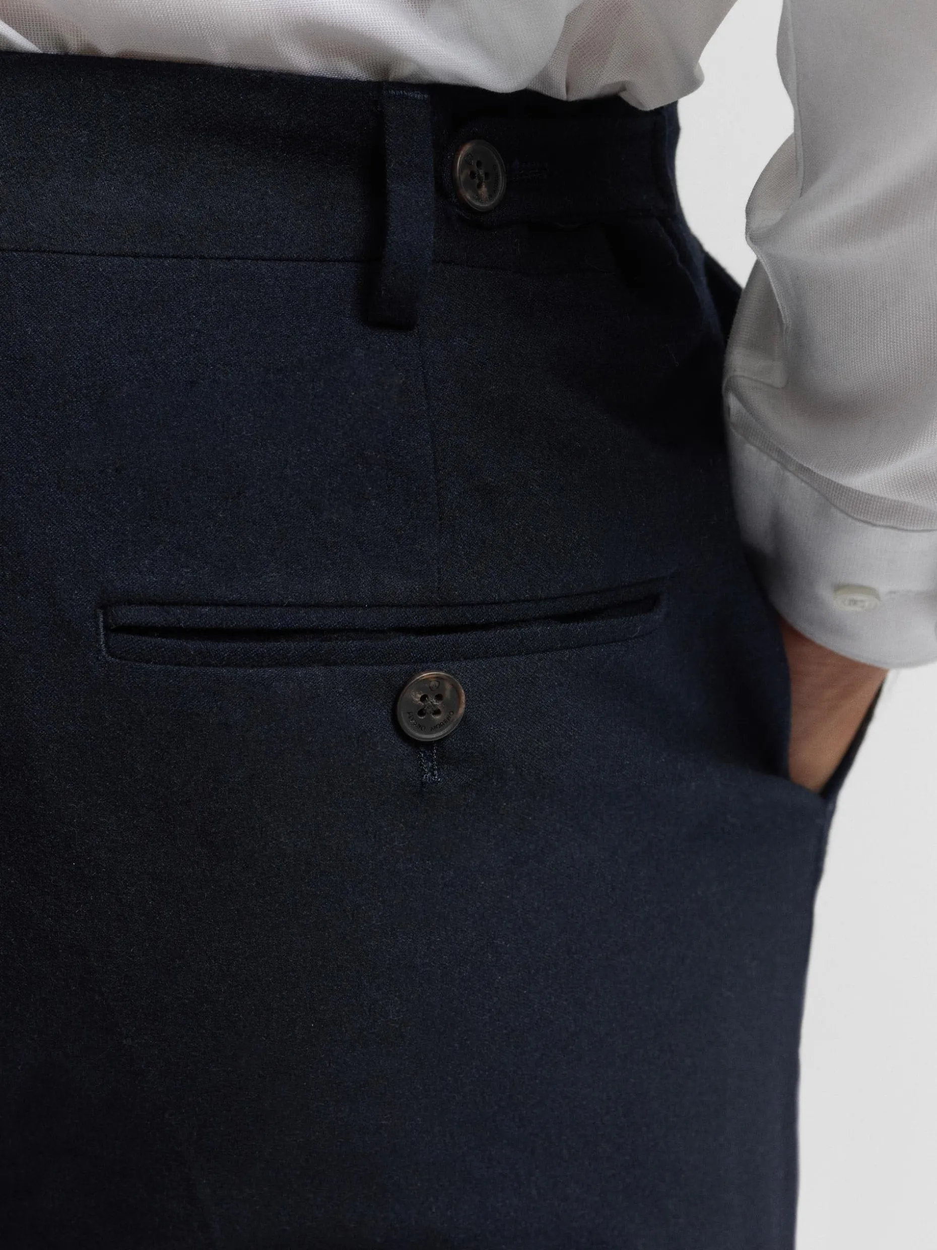 PANTALON CLASSIC TWILL AZUL MARINO