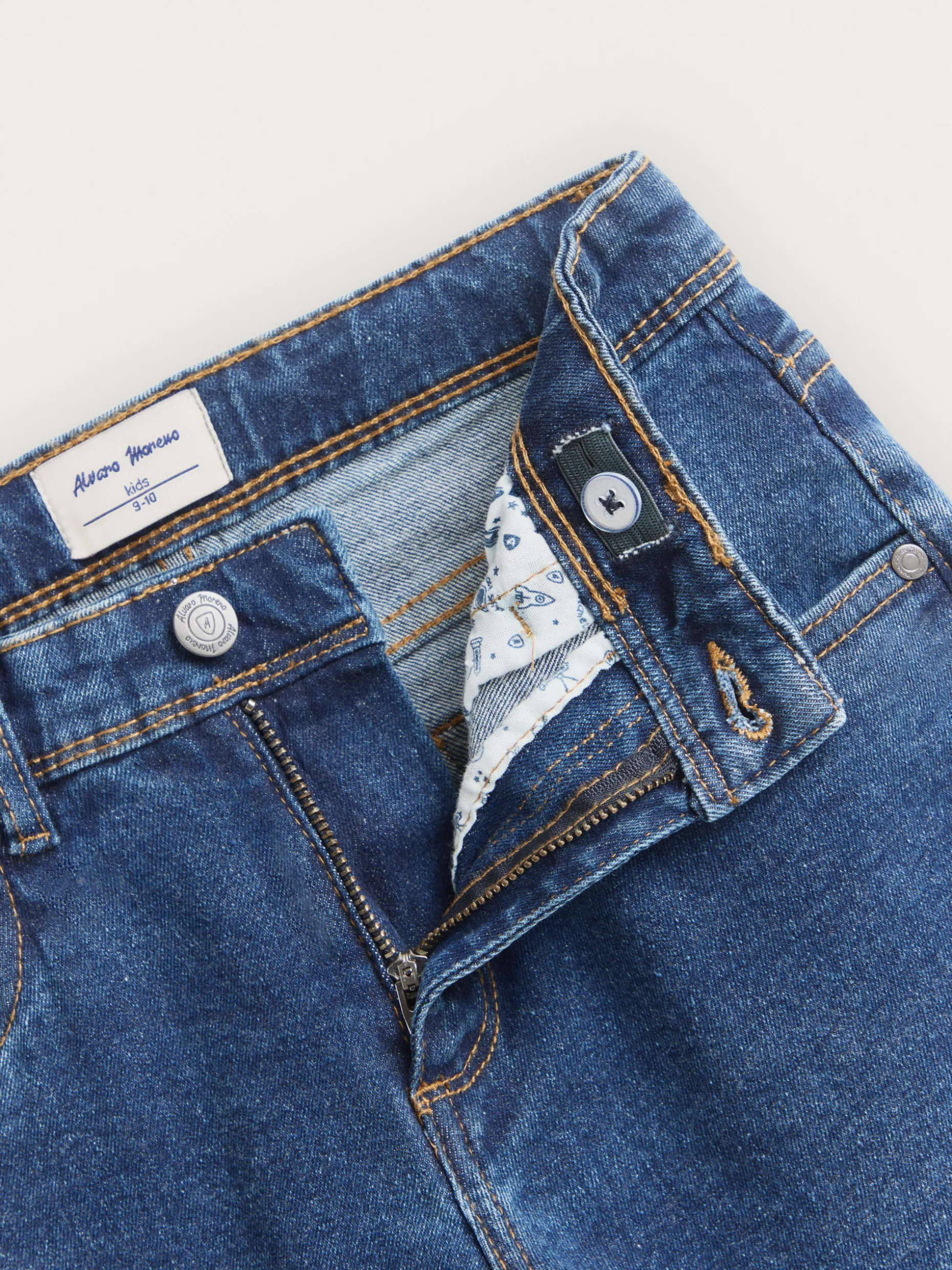 PANTALON DENIM KIDS AZUL MARINO
