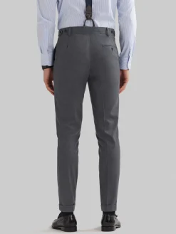 PANTALON DUOMO CRUZADO GRIS