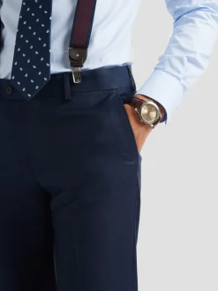 PANTALON FIL A FIL AZUL MARINO