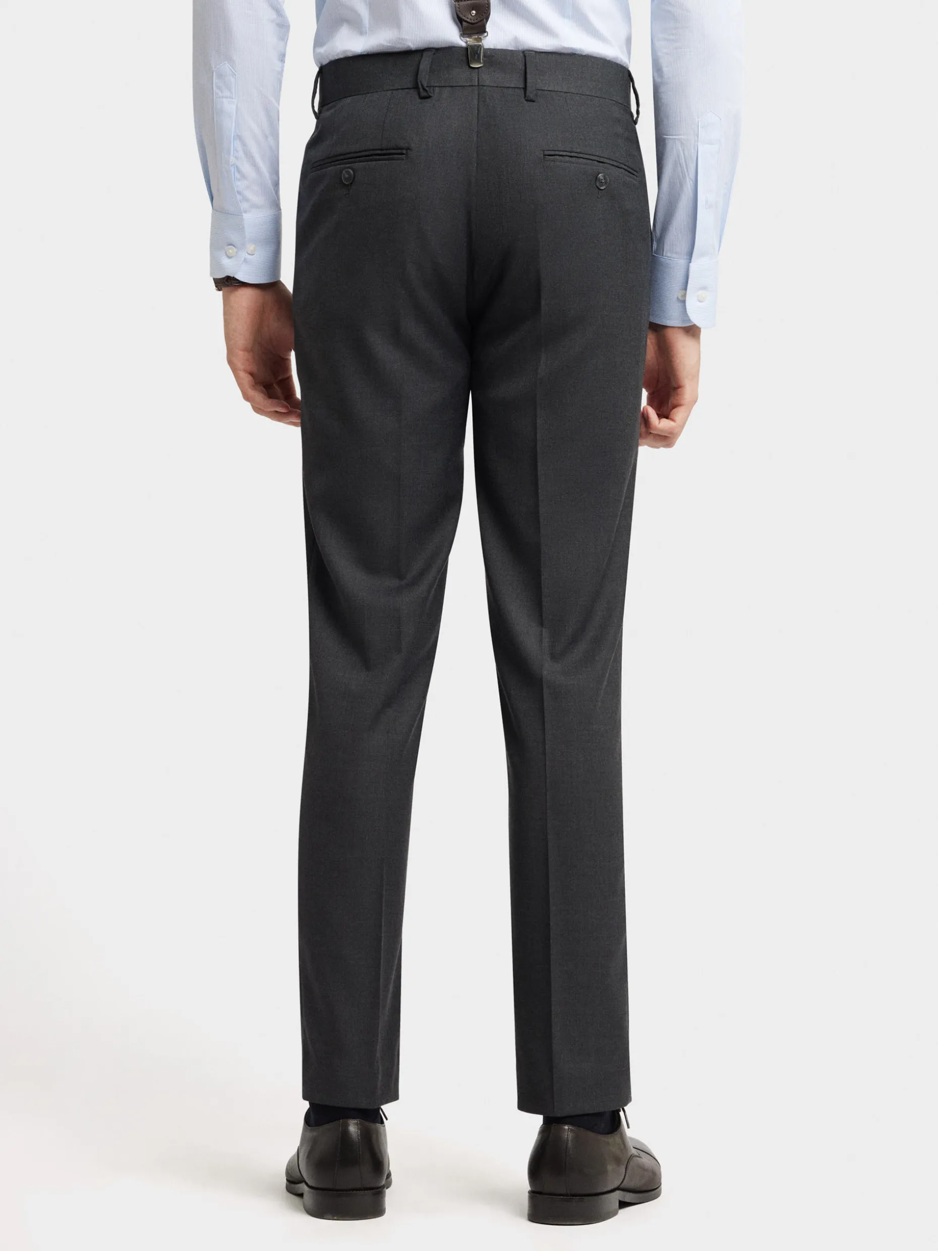 PANTALON FIL A FIL CRUZADO GRIS