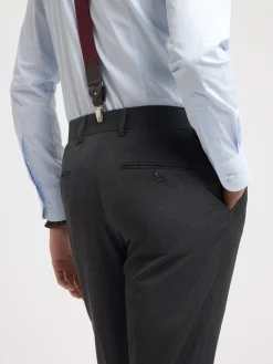 PANTALON FIL A FIL CRUZADO GRIS