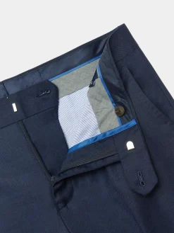 PANTALON FIL A FIL CRUZADO AZUL MARINO