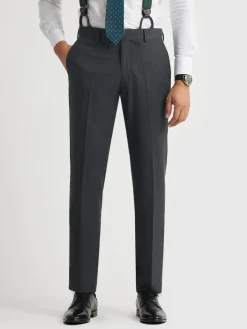 PANTALON FIL A FIL CRUZADO GRIS