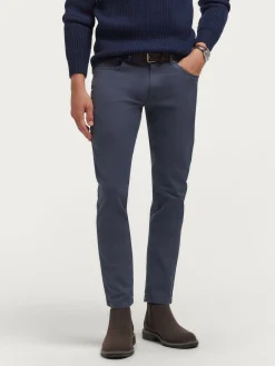 PANTALON MICRO 5PKT AZUL MARINO