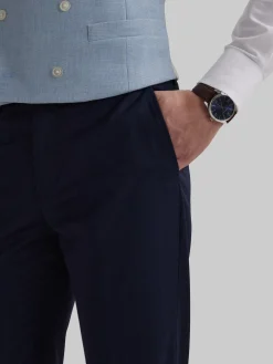 PANTALON MILANO GALES AZUL MARINO