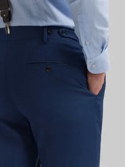 PANTALON NAPOLI MICROBIRD AZUL