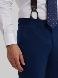 PANTALON PLAIN SLIM AZUL