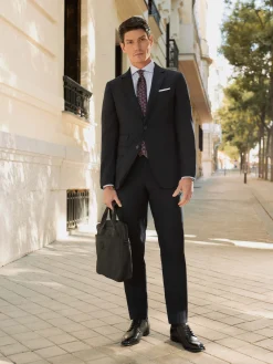 PANTALON TWILL AZUL MARINO