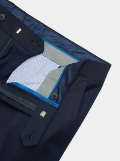 PANTALON TWILL CRUZADO AZUL MARINO