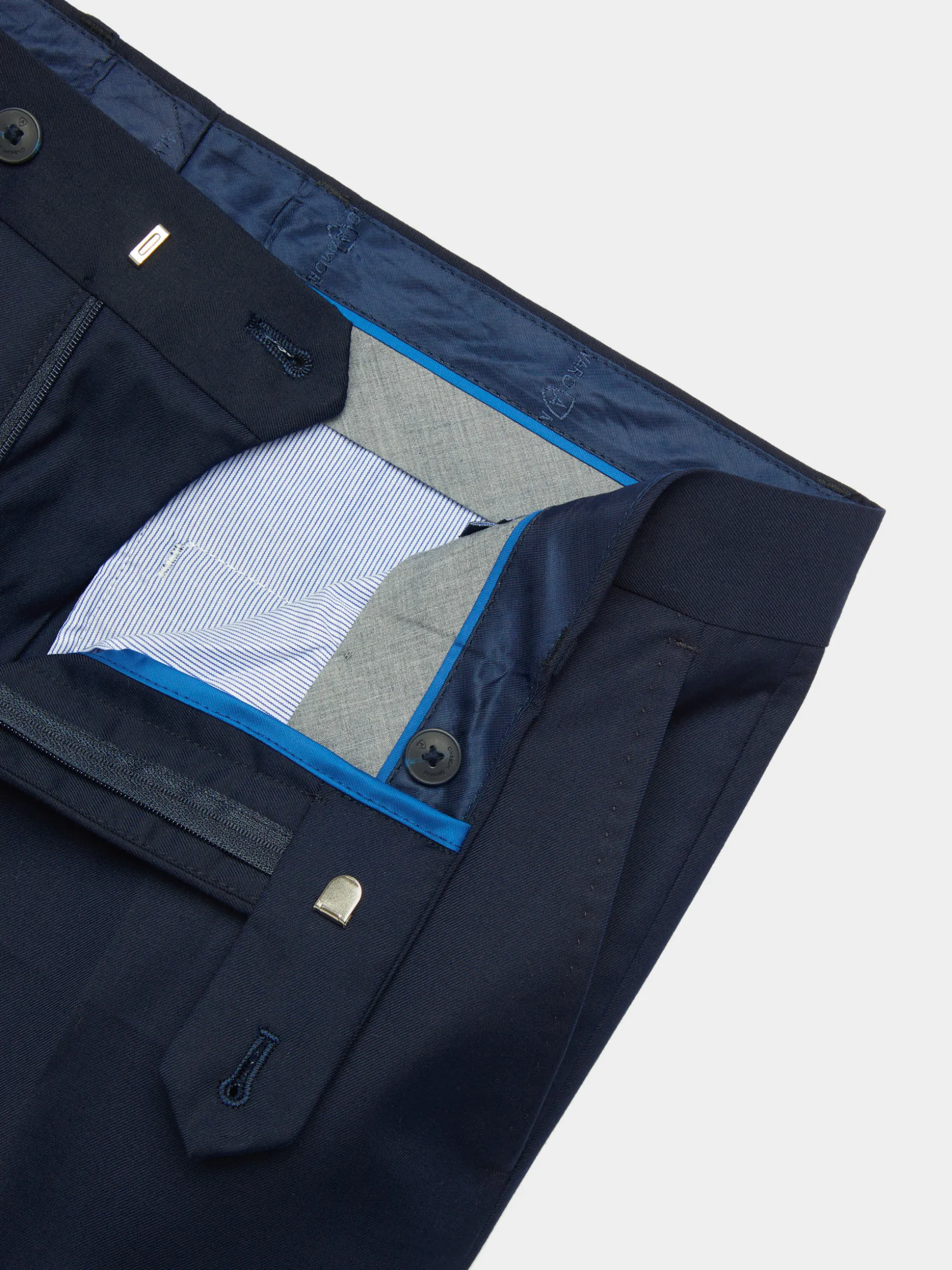 PANTALON TWILL CRUZADO AZUL MARINO