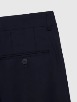 PANTALON TWILL CRUZADO AZUL MARINO