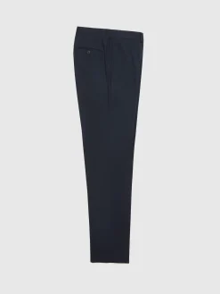 PANTALON TWILL CRUZADO AZUL MARINO