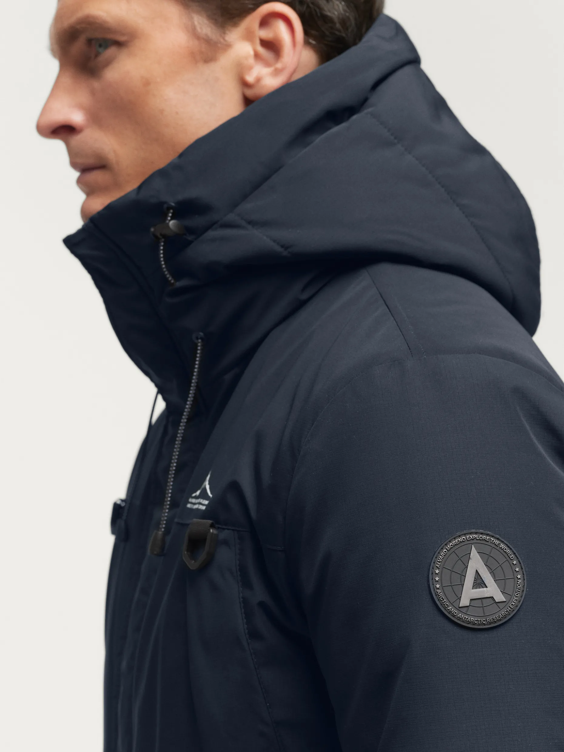 PARKA TREKKING AZUL MARINO