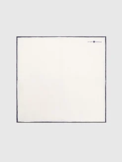 PAÑUELO LINO AZUL MARINO