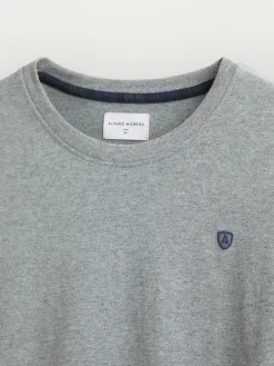 PIJAMA FRANELA CUADROS GRIS