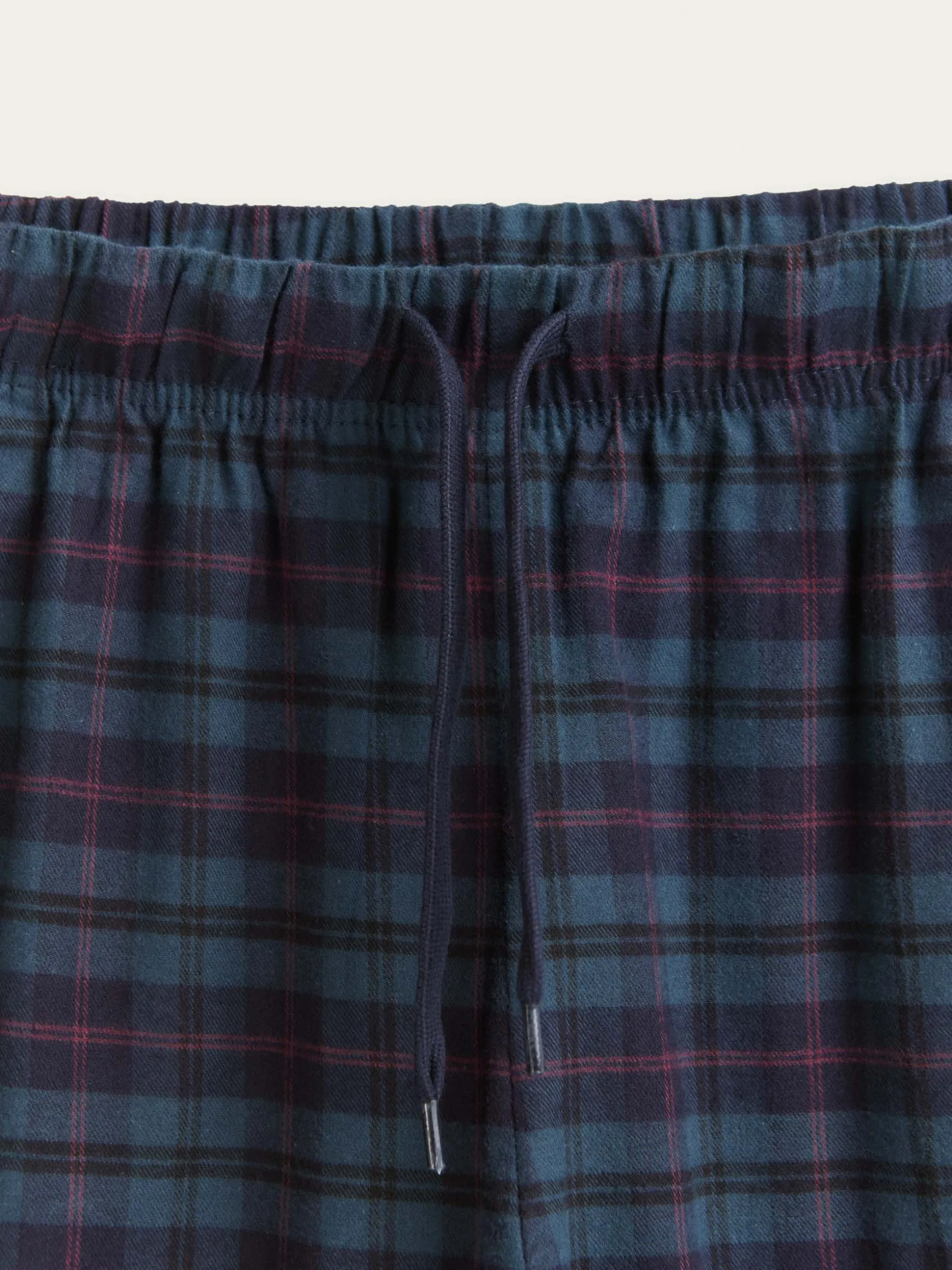 PIJAMA FRANELA CUADROS VERDE