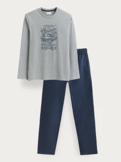 PIJAMA RETROCAR GRIS