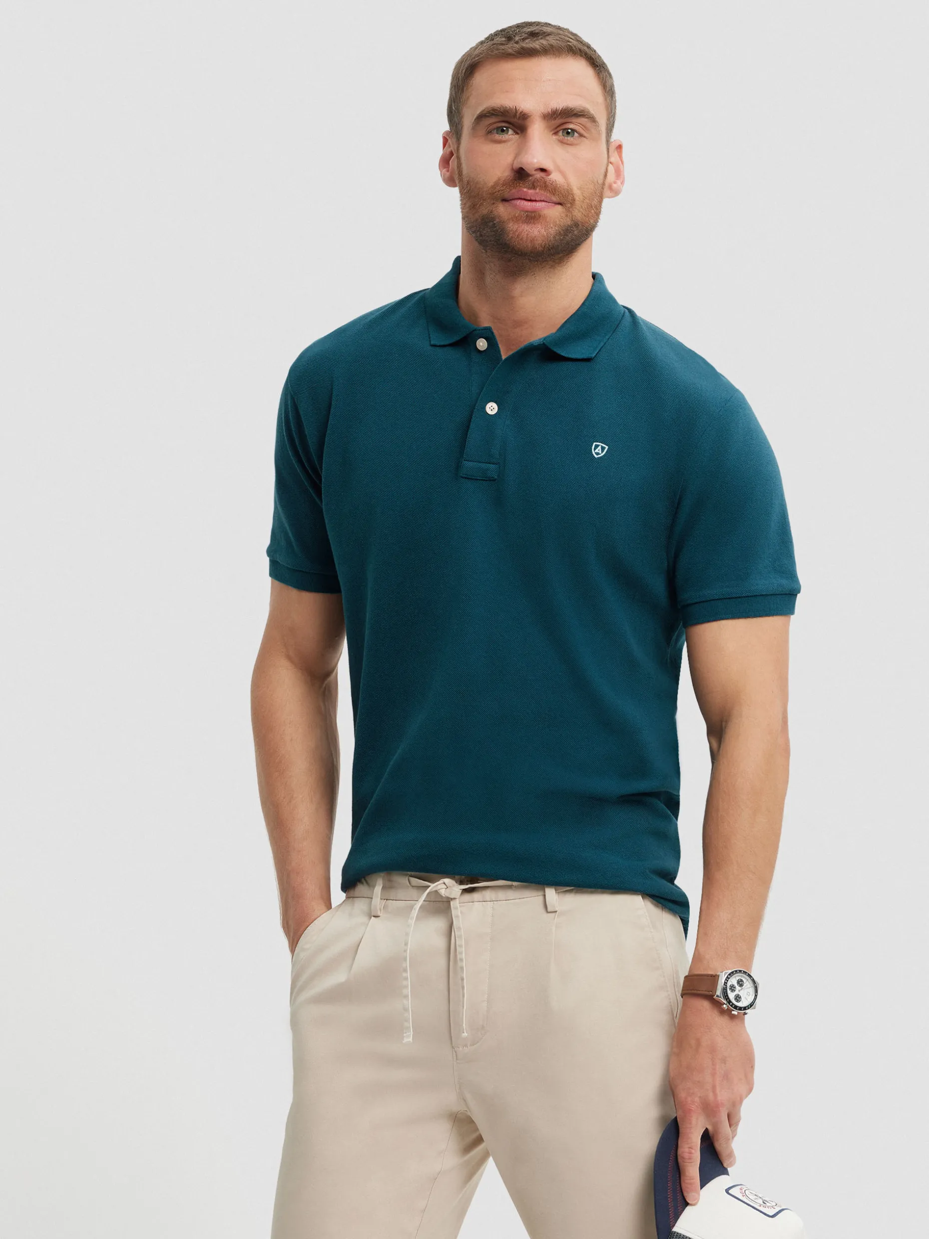 POLO BASIC AZUL