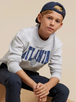 SUDADERA ATLANTA KIDS GRIS