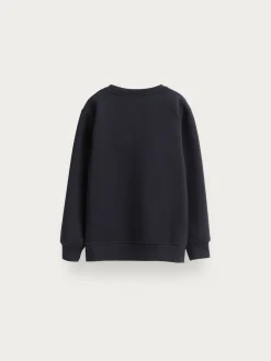 SUDADERA BASICA KIDS AZUL MARINO