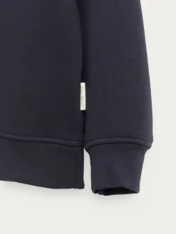 SUDADERA BASICA KIDS AZUL MARINO