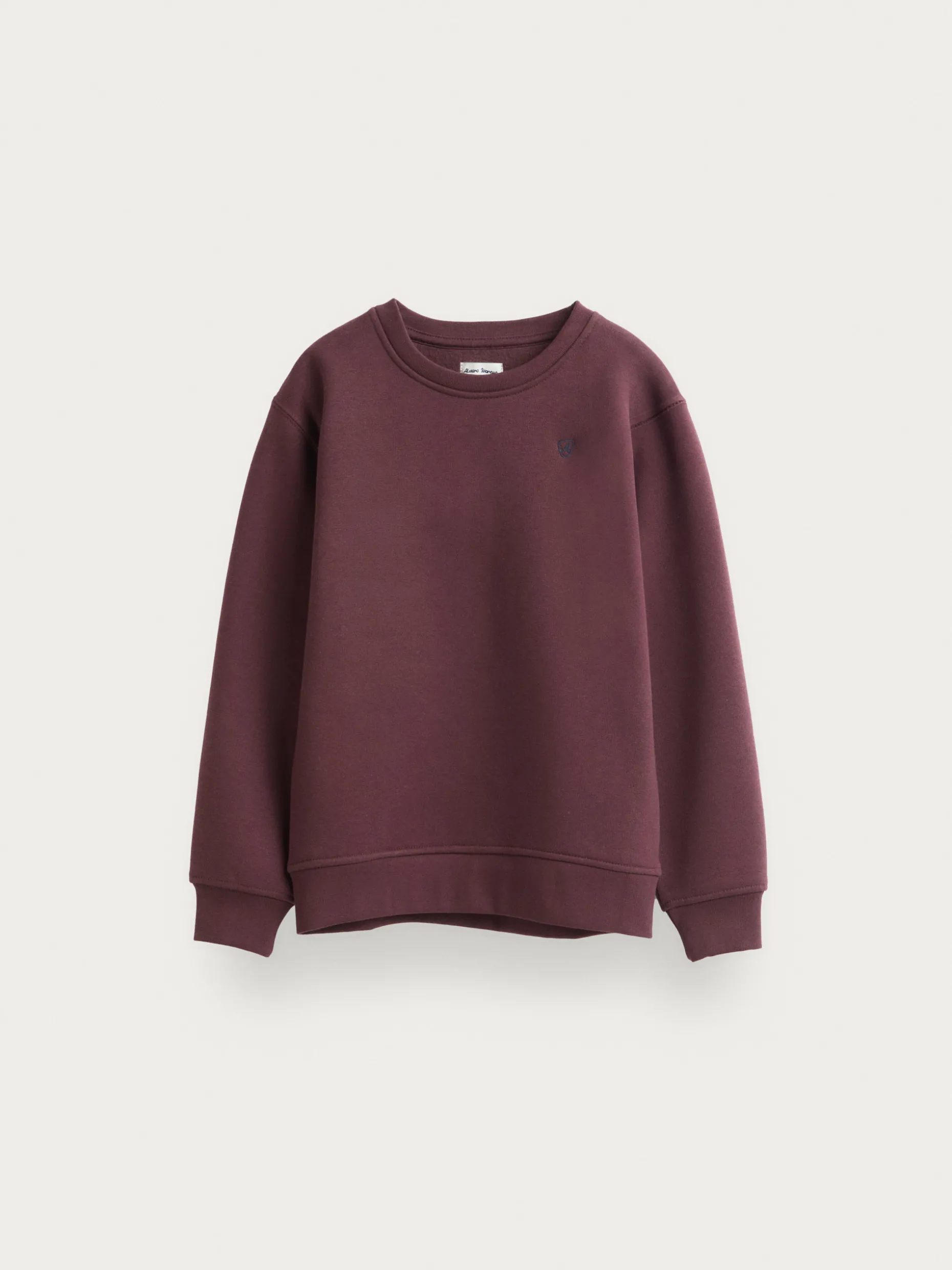 SUDADERA BASICA KIDS BURDEOS