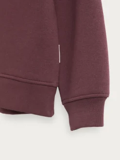 SUDADERA BASICA KIDS BURDEOS