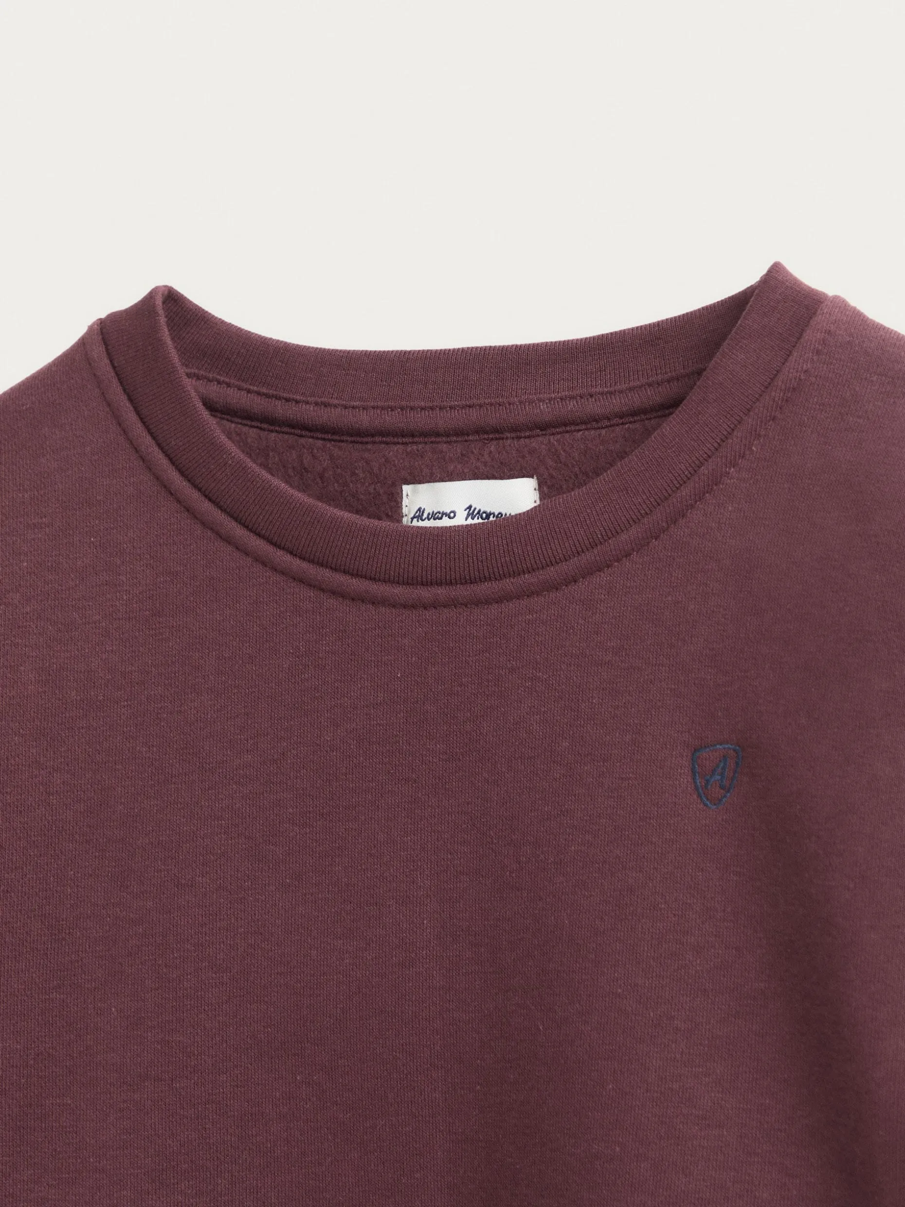 SUDADERA BASICA KIDS BURDEOS