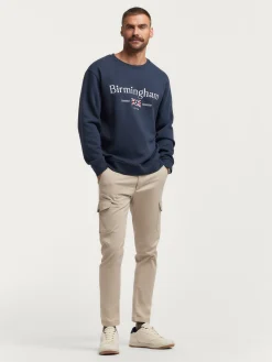 SUDADERA BIRMINGAHM AZUL MARINO