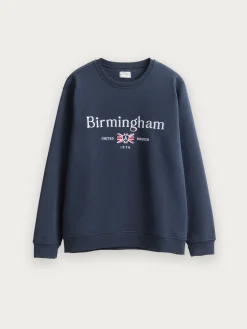 SUDADERA BIRMINGAHM AZUL MARINO