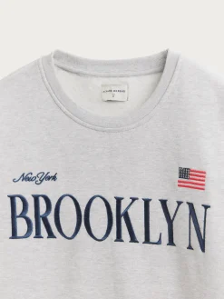 SUDADERA BROOKLYN GRIS