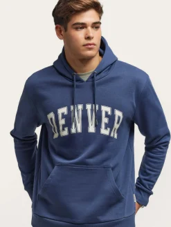 SUDADERA DENVER AZUL