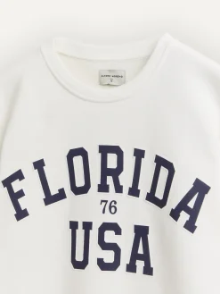 SUDADERA FLORIDA BLANCO