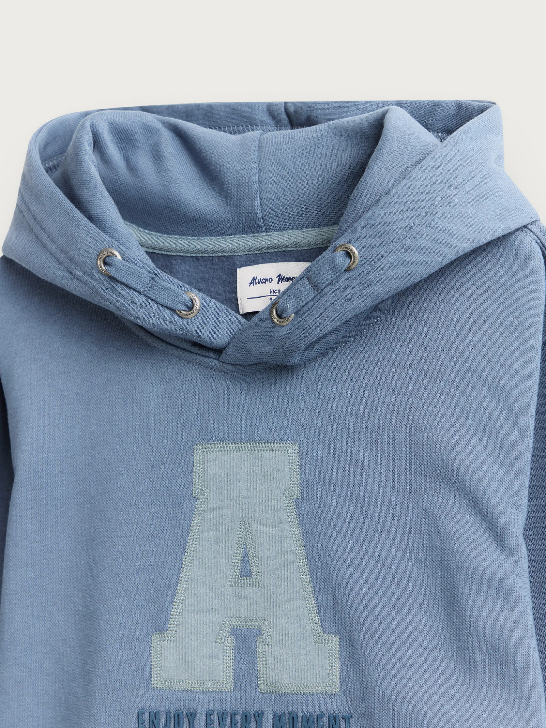 SUDADERA MOMENT KIDS AZUL