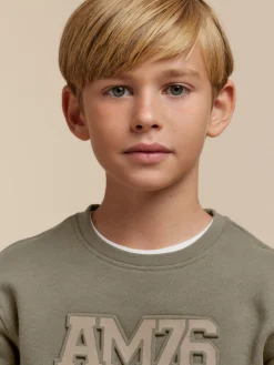 SUDADERA OFFICIAL KIDS VERDE