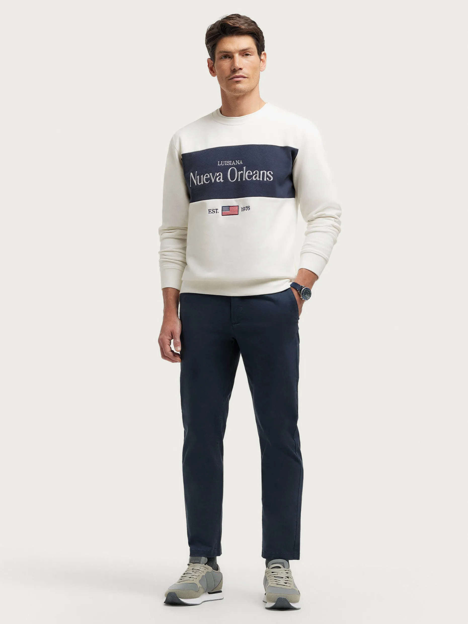 SUDADERA ORLEANS BLANCO