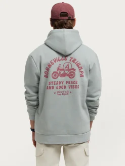 SUDADERA TRIUMPH AZUL